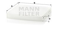 Mann-Filter Фильтр салонный MANN MANN-FILTER CU 2358 - Заображення 1