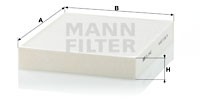 Mann-Filter Фильтр салонный MANN MANN-FILTER CU 2442 - Заображення 1