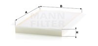 Mann-Filter Фильтр салонный MANN MANN-FILTER CU 3569 - Заображення 1