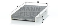 Mann-Filter Фильтр салонный MANN MANN-FILTER CUK 2747 - Заображення 1