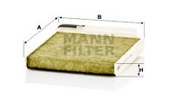 Mann-Filter Фильтр салонный MANN Frecious Plus MANN-FILTER FP 1829 - Заображення 1