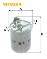 WixFilters Фильтр топливный (PP 839/6) WIX FILTERS WF8264 - Заображення 1