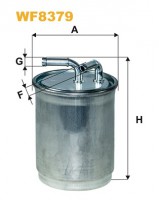 WixFilters Фильтр топливный (PP 986) WIX FILTERS WF8379 - Заображення 1