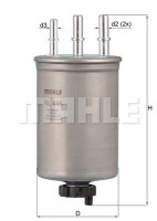 Фильтр топливный Mahle MAHLE ORIGINAL KL446