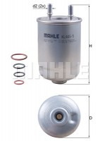 Фильтр топливный Mahle MAHLE ORIGINAL KL485/5D