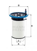 Фильтр топливный MANN MANN-FILTER PU 7005
