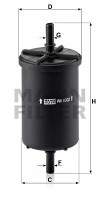 Mann-Filter Фильтр топливный MANN MANN-FILTER WK 6002 - Заображення 1