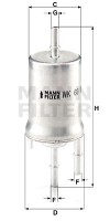 Mann-Filter Фильтр топливный MANN MANN-FILTER WK 69 - Заображення 1