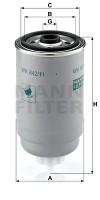 Mann-Filter Фильтр топливный MANN MANN-FILTER WK 842/11 - Заображення 1