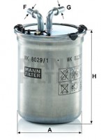 Фильтр топливный MANN MANN-FILTER WK 8029/1