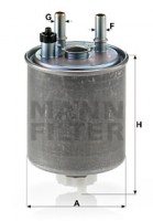 Mann-Filter Фильтр топливный MANN MANN-FILTER WK 918/1 - Заображення 1
