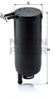 Mann-Filter Фильтр топливный MANN MANN-FILTER WK 939/14X - Заображення 1