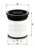 Mann-Filter Фильтр топливный MANN MANN-FILTER PU 7006 - Заображення 1