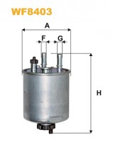 Фильтр топливный WIX(PP 988) WIX FILTERS WF8403