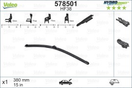 Valeo Щетка стеклоочистителя HYDROCONNECT HF38 VALEO VL578501 - Заображення 1