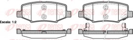 Remsa колодки гальмівні дискові REMSA 1264.02 - Заображення 1