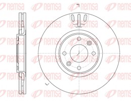 Remsa Диск тормозной передний REMSA 6657.10 - Заображення 1