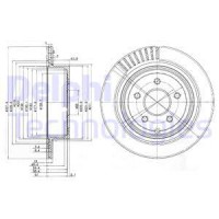 Диск гальмівний DELPHI BG4041