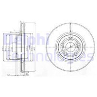 Delphi Диск гальмівний DELPHI BG3913 - Заображення 1