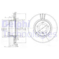 Delphi Диск гальмівний DELPHI BG3870 - Заображення 1