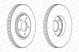 Ferodo Диск гальмівний FERODO DDF1372 - Заображення 2