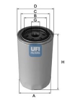 Ufi Фильтр масляный Mercedes UFI 23.130.03 - Заображення 1