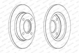 Ferodo Гальмівний диск FERODO DDF845 - Заображення 2