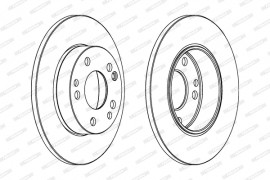 Ferodo Гальмівний диск FERODO DDF053 - Заображення 2