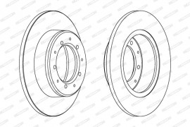 Ferodo Гальмівний диск FERODO DDF283 - Заображення 2