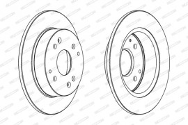 Ferodo Гальмівний диск FERODO DDF565 - Заображення 1