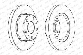 Ferodo Гальмівний диск FERODO FCR194A - Заображення 1