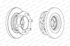 Ferodo Гальмівний диск FERODO FCR139A - Заображення 1