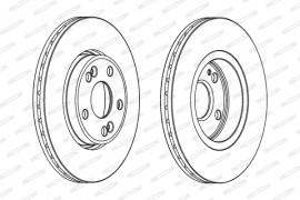 Ferodo Гальмівний диск FERODO DDF1123 - Заображення 2