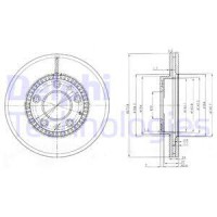 Delphi Гальмівний диск DELPHI BG3724 - Заображення 1