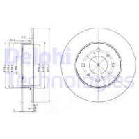 Delphi Гальмівний диск DELPHI BG3764 - Заображення 1