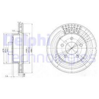 Delphi Гальмівний диск DELPHI BG3846 - Заображення 1