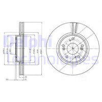 Delphi Гальмівний диск DELPHI BG3978 - Заображення 1