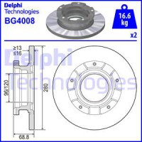 Delphi Гальмівний диск DELPHI BG4008 - Заображення 1