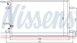 Nissens радіатор кондиціонера NISSENS 94854 - Заображення 2