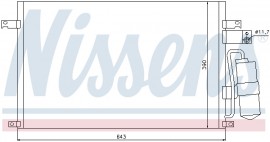 радіатор кондиціонера NISSENS 94978