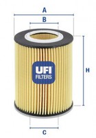 Ufi Масляний фільтр UFI 25.004.00 - Заображення 1