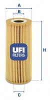 Ufi Масляний фільтр UFI 25.011.00 - Заображення 1
