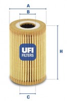 Масляний фільтр UFI 25.014.00