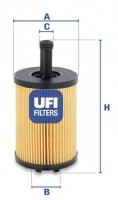 Ufi Масляний фільтр UFI 25.023.00 - Заображення 1