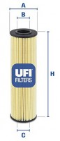 Ufi Масляний фільтр UFI 25.050.00 - Заображення 1