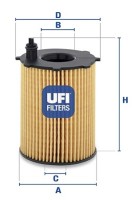 Ufi Масляний фільтр UFI 25.037.00 - Заображення 1
