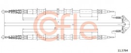 Cofle Трос ручного гальма Opel Corsa C Combo 01- L=1582/ Cofle 115764 - Заображення 1