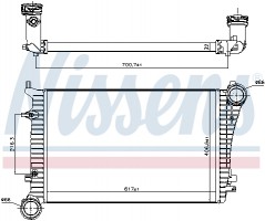 Nissens Радіатор охолодження NISSENS 96619 - Заображення 2