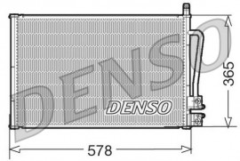 Denso Радиатор кондиционера FORD FIESTA V (JH_, JD_) 01-, FIESTA Van 03-, FUSION (JU_) 02- DENSO DCN10008 - Заображення 1