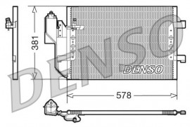 Denso Радиатор кондиционера MERCEDES-BENZ A-CLASS (W168) 97-04, VANEO (414) 02-05 DENSO DCN17002 - Заображення 1
